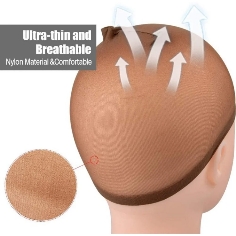 20pcs Stocking Caps for Wigs